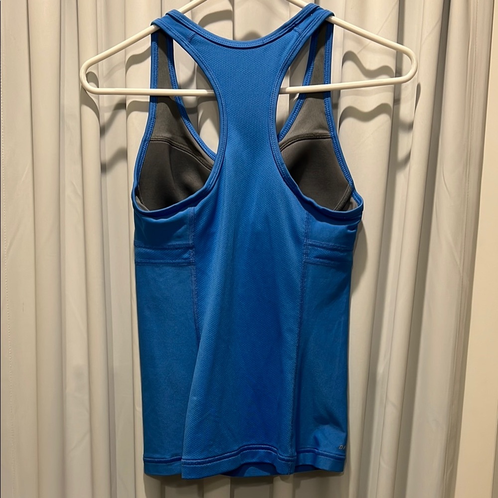 Nike Racerback Blue Tank Top - Picture 2 of 3